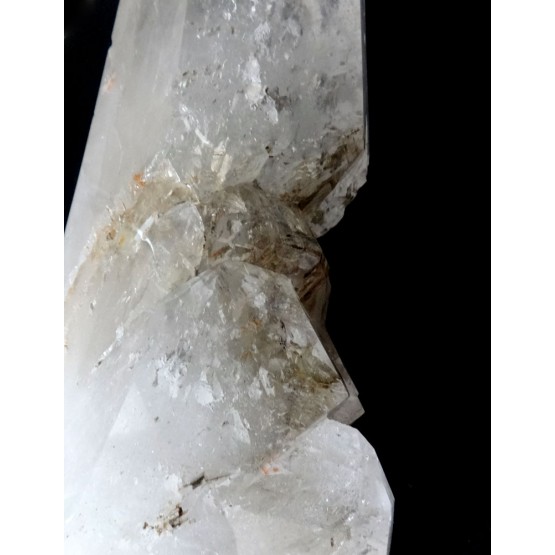 Large Polished Elestial Quartz Point