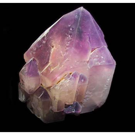 Natural Amethyst ""Cathedral"" Double-terminated Rough Point