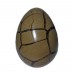 Polished Black Septaria Egg