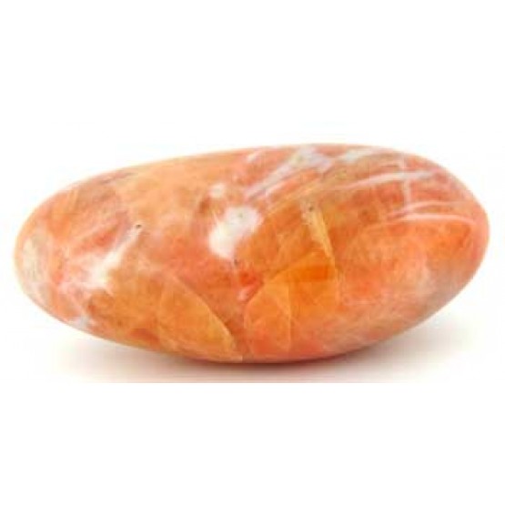Orange Calcite polished Pebble