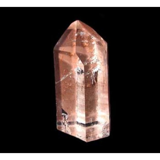 Hematite Quartz Crystal polished Point