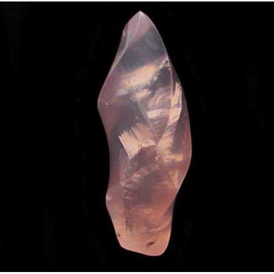 Rose Quartz polished Flame
