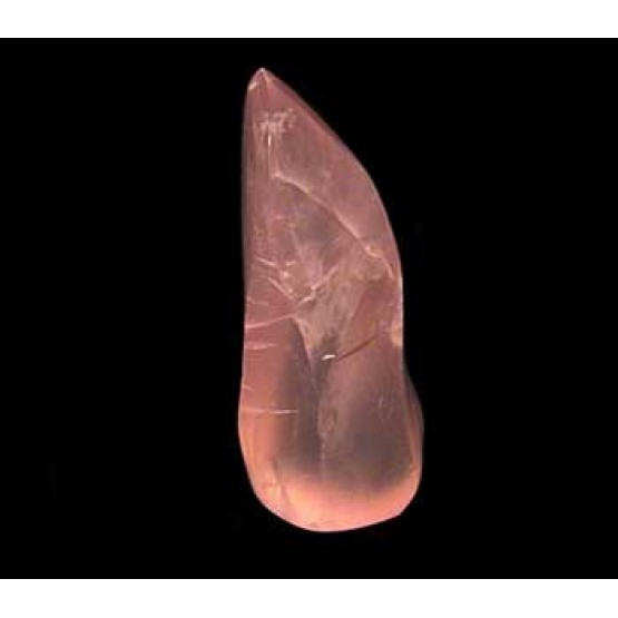 Rose Quartz polished Flame