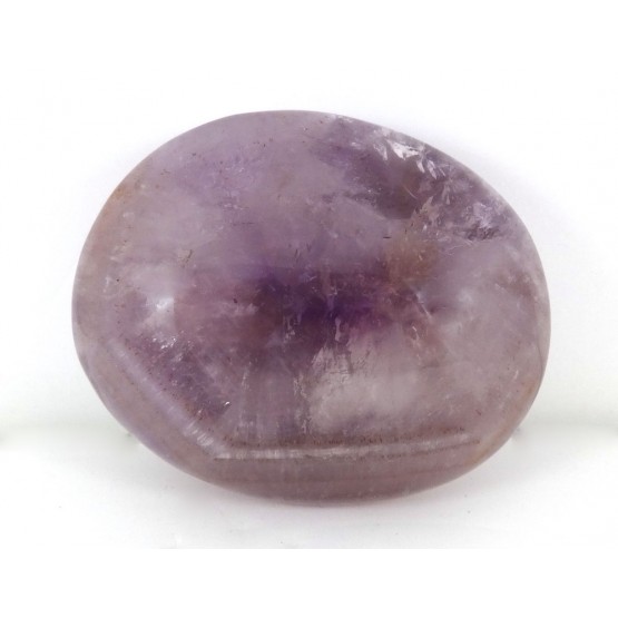 Amethyst Chevron Polished Pebble