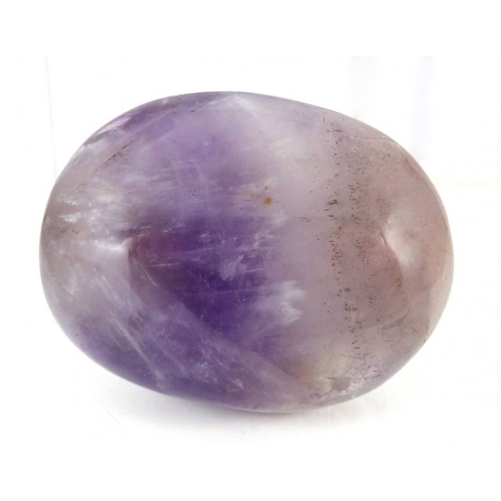 Polished Amethyst Chevron Pebble