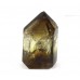 Polished Smoky Phantom Citrine Point