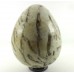 Polished Feldspar and Smoky Quartz Egg