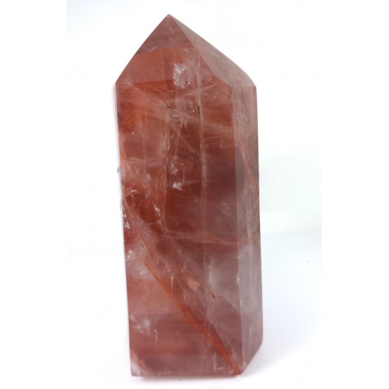 Polished Hematite Quartz Point