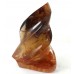 Polished Hematite Quartz Flame