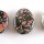 Set of 3 Orbicular Jasper Hand Polished Pebbles