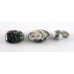 Set of 3 Orbicular Jasper Hand Polished Pebbles