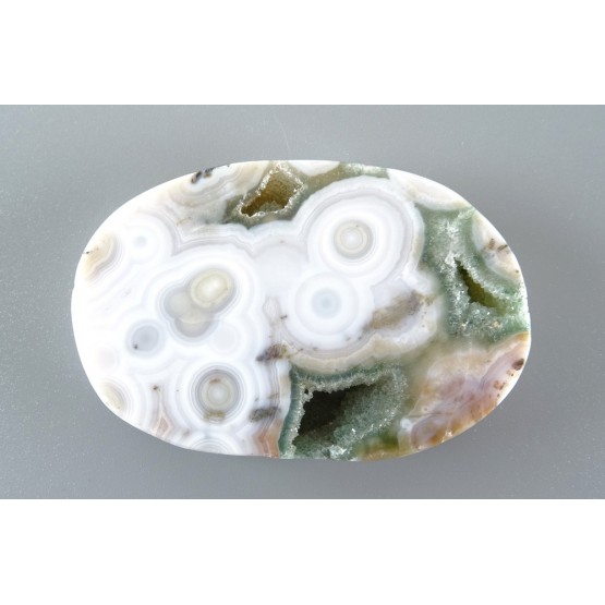 Ocean Jasper Ivory Disc