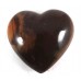 Polychrome Jasper polished Heart Red Brown