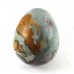 Large Polychrome Jasper Patterned Egg