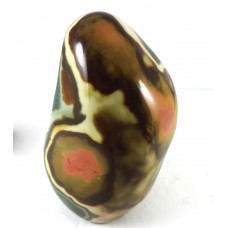 Upright Jasper Polychrome Patterned Freeform