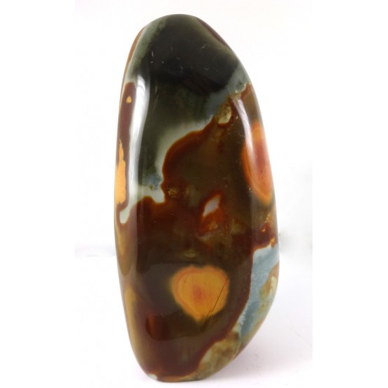 Standing Jasper Polychrome Patterned Freeform