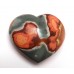 Polychrome Jasper Patterned Heart