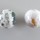 set of 2 Orbicular Jasper Spheres