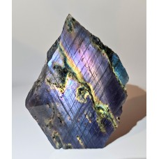 Deep Violet Blue Colour Face polished Labradorite Slab