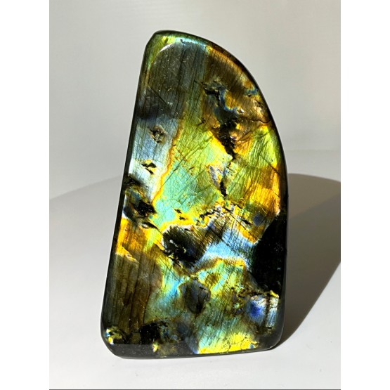 Polished Madagascan Spectrolite "Papillon" Labradorite