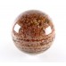 Orbicular Jasper sphere 7.3cm