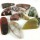 Set of 10 Hand-Polished Ocean Jasper Cabochons for Jewellery Makers