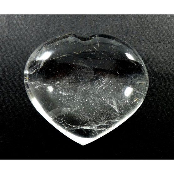 Clear Quartz Polished Heart