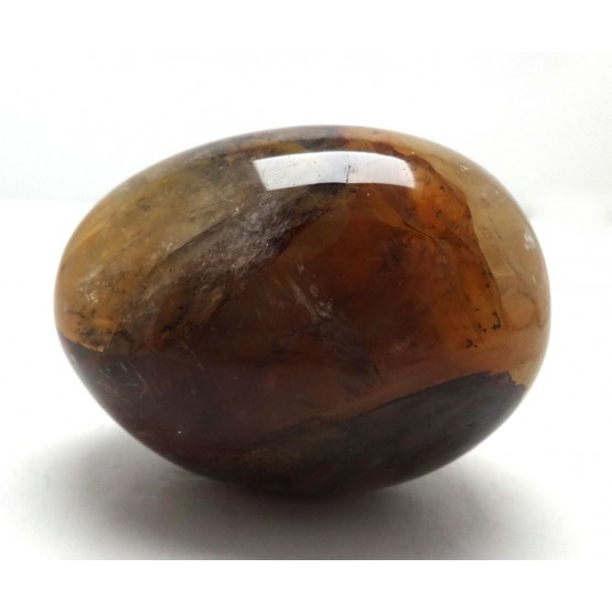 Yellow Dendritic Quartz Pebble