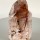 Sparkly Quartz Point Dense Deep Golden Red Rutile with Actinolite and Eipidote Flakes