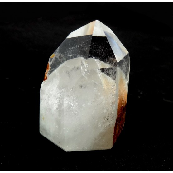 Polished Phantom Clear Quartz Point