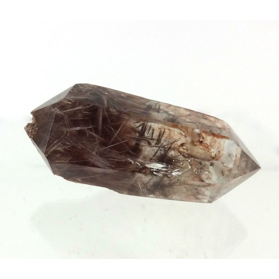 Part Polished Rutile Quartz Crystal