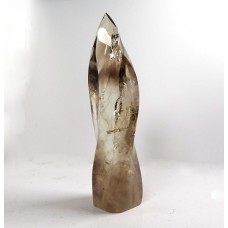 Natural Smoky Quartz polished (Rainbow) Twist