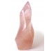 Madagascan Rose Quartz polished Flame