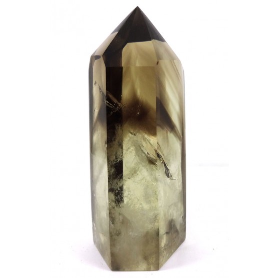 Natural Polished Smoky Quartz Multiple Phantom Rainbow Point