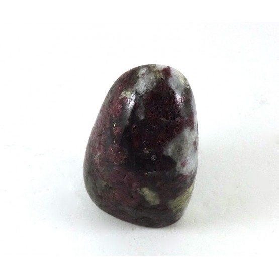 Rubellite in Feldspar Standing Freeform