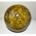 Semi Translucent Yellow Hematite Quartz (Golden Healer) Large Sphere