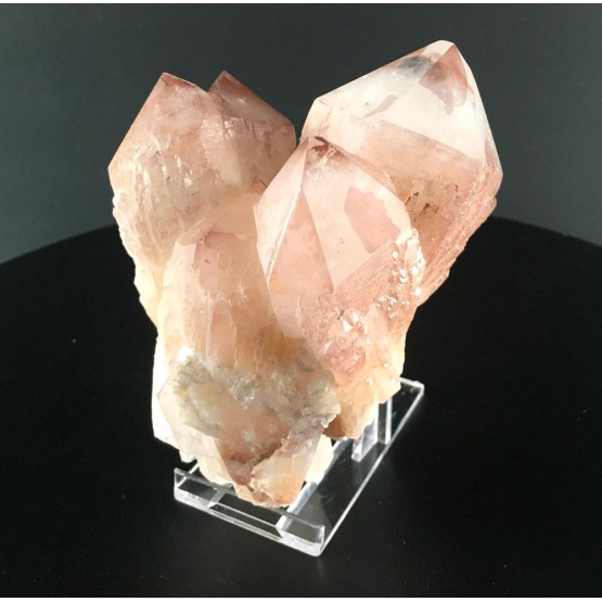 A Beautiful Lithium Candle Quartz Cluster