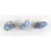 3 x Natural Rough Celestite Plaque Geodes