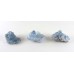 3 x Natural Rough Celestite Plaque Geodes