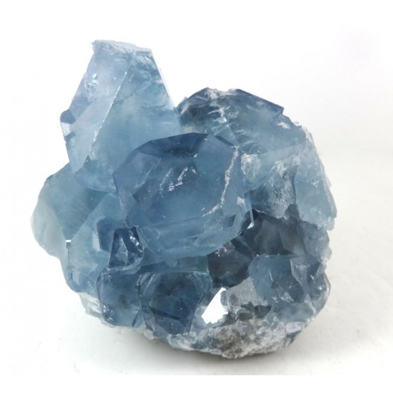 Celestite Cluster with Translucent Crystals