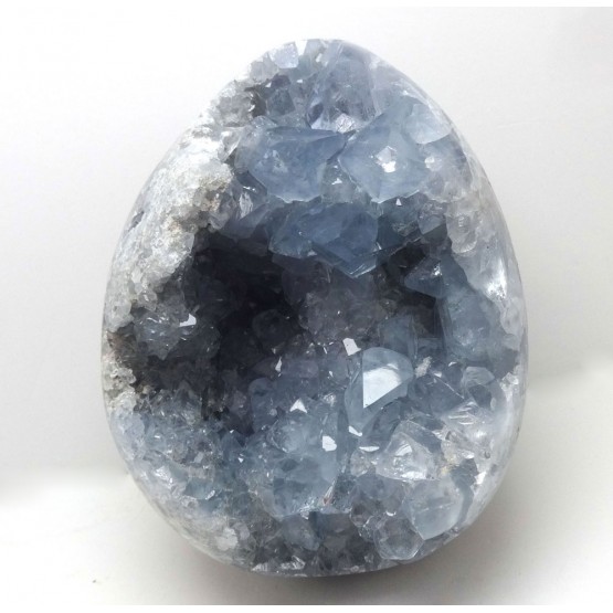 A Top Grade Large Polished Celestite Egg A Top Grade Large Polished Celestite Egg