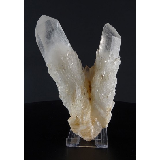 Sparkly Large Twins SPIRIT Quartz Prisms