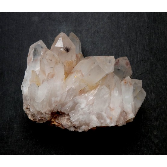 Natural Hollandite Star Quartz Cluster